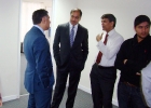 4-James Caan sharing views with  Mr Najib Khan and Mr Majed Ismail Chaudhry at Head Office